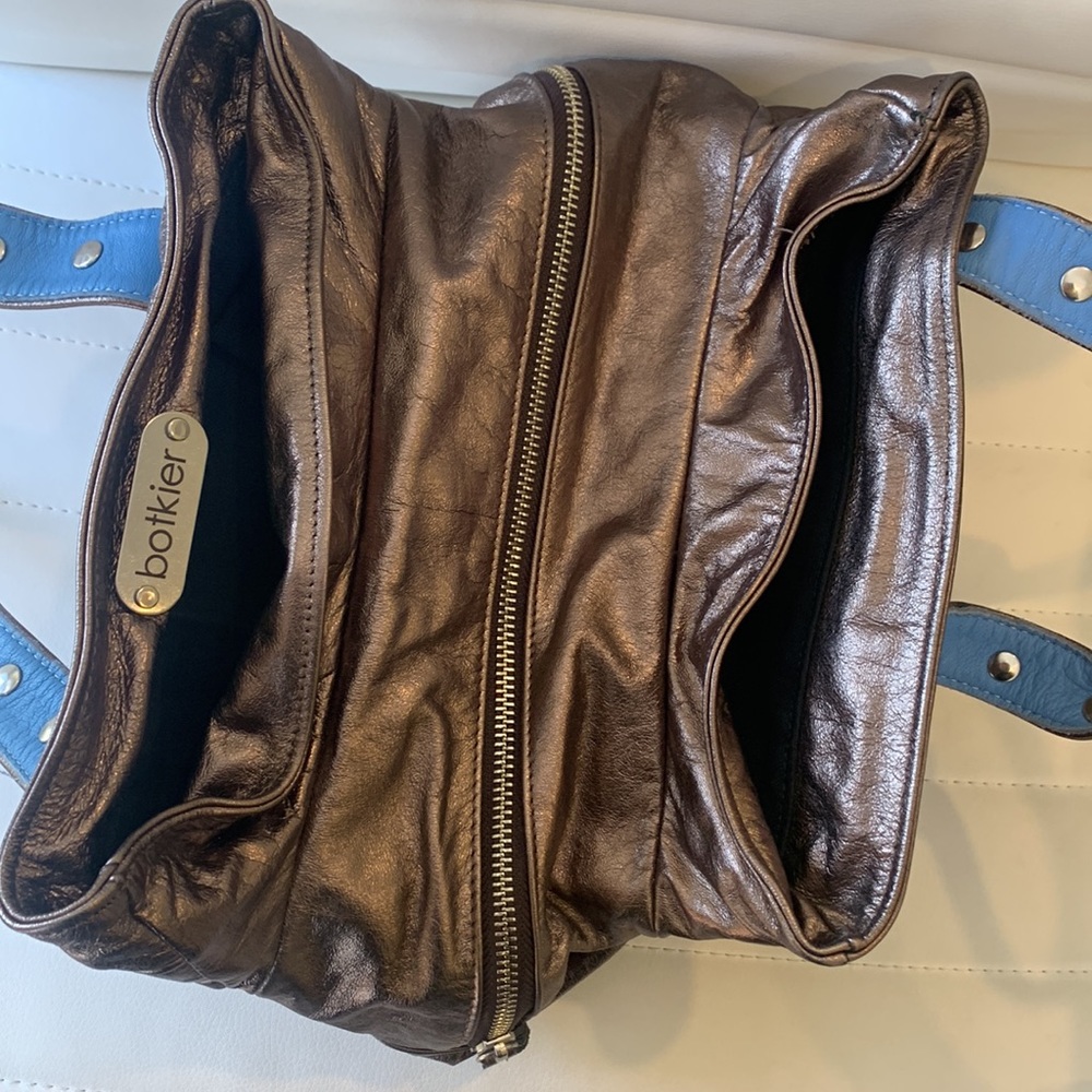 Botkier Trigger Metallic Bronze Handbag - Picture 4 of 5